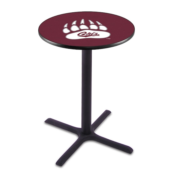 42" Blk Wrinkle Montana Pub Table